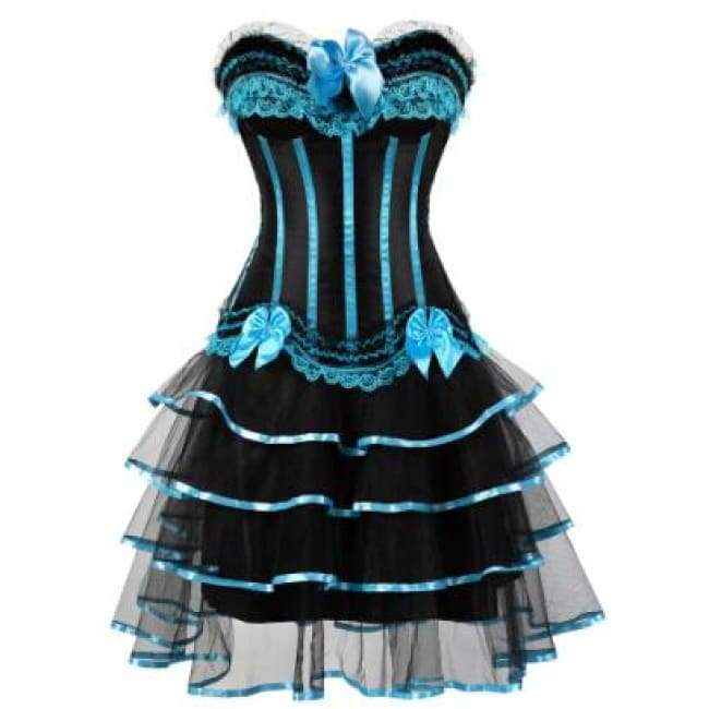Korsettkleid Drag Martina (Hellblau)