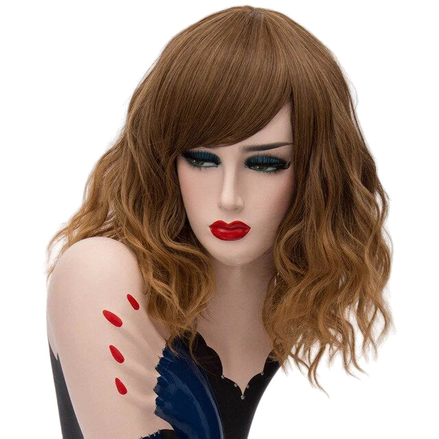 Perücke Queen Mulan (Braun)