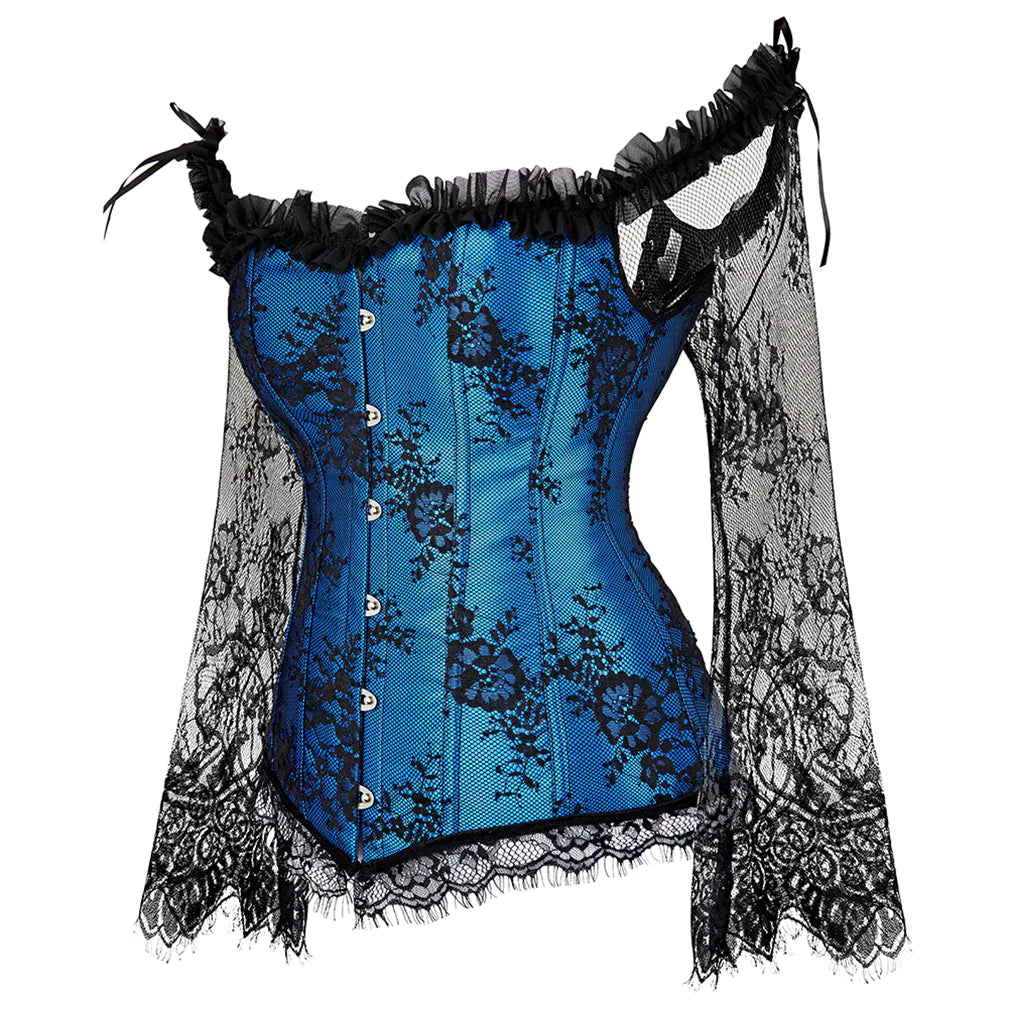 Korsett Drag Forest (Blau)