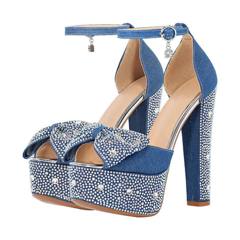 Sandalen Queen Sylvania (Blau)