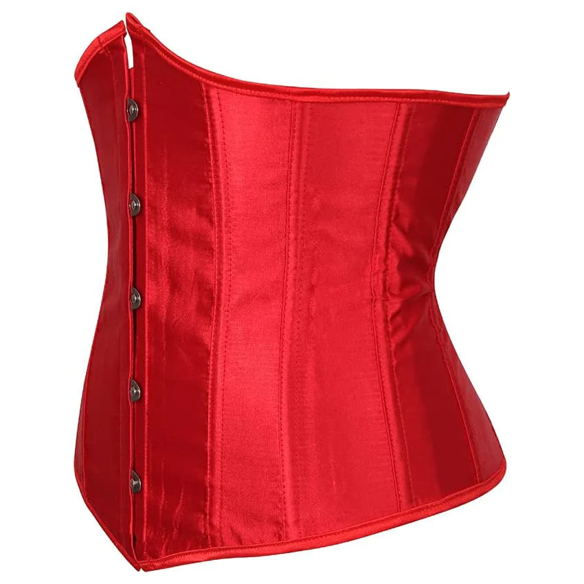 Korsett Drag Satin (Rot)