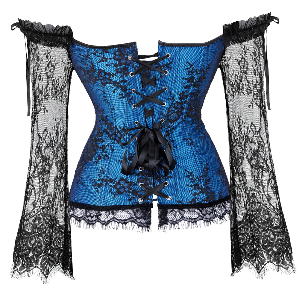 Korsett Drag Forest (Blau)