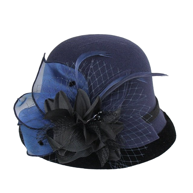 Hut Queen Orchya (Navy blau)
