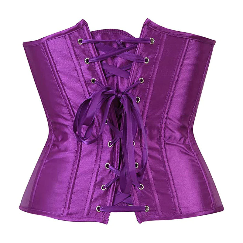 Korsett Drag Satin (Lila)