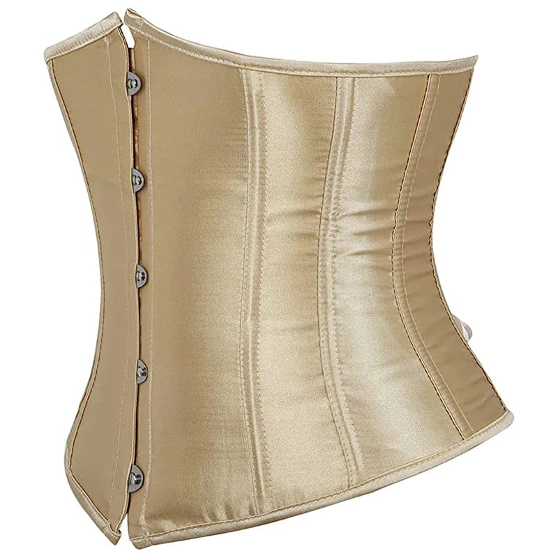 Korsett Drag Satin (Beige)