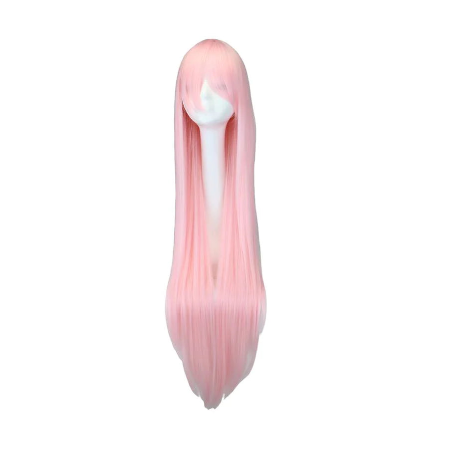 Perücke Drag Aaliyah (Hellrosa)