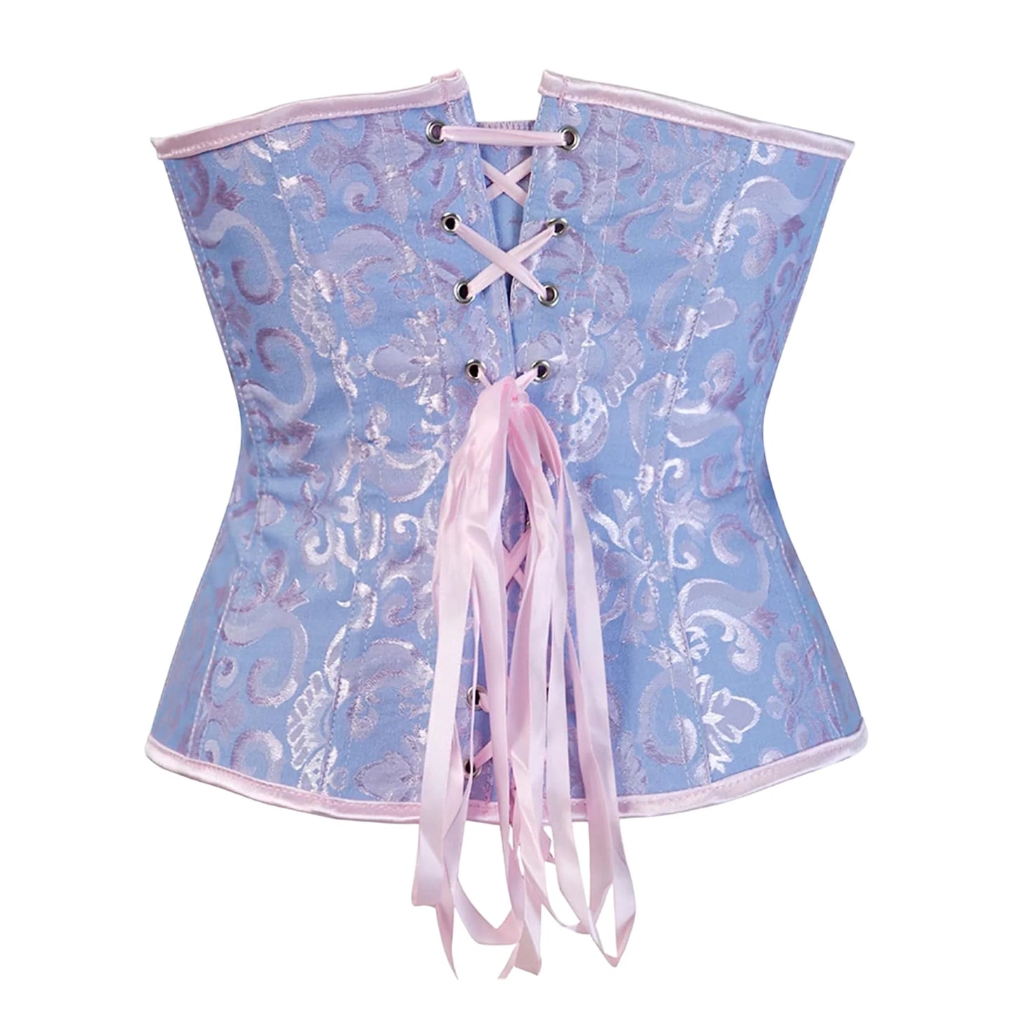 Korsett Drag Spring (Blau und Rosa)