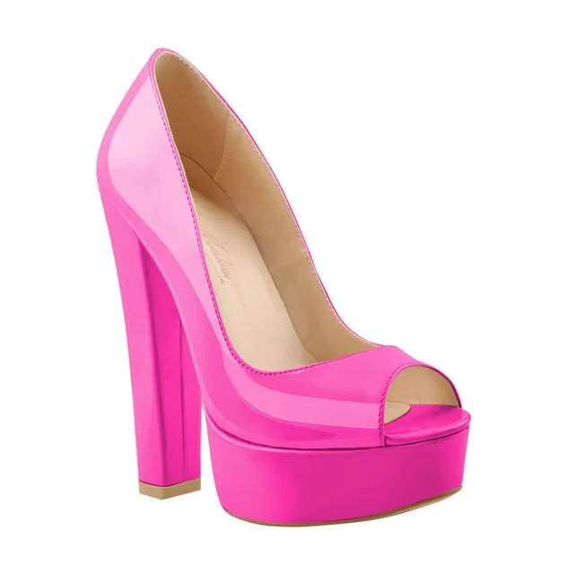 Pumps Queen Quine (Fuchsie)