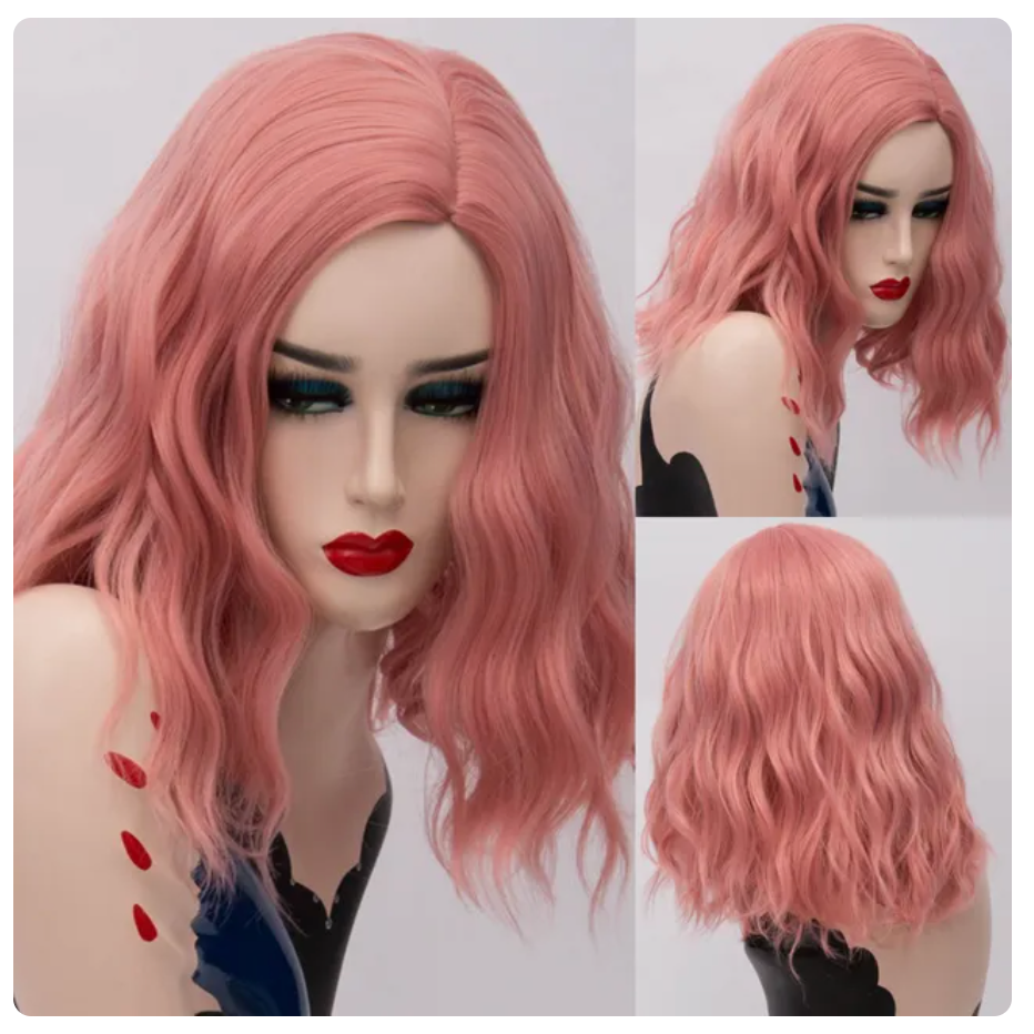 Perücke Queen Sadness (Rose)