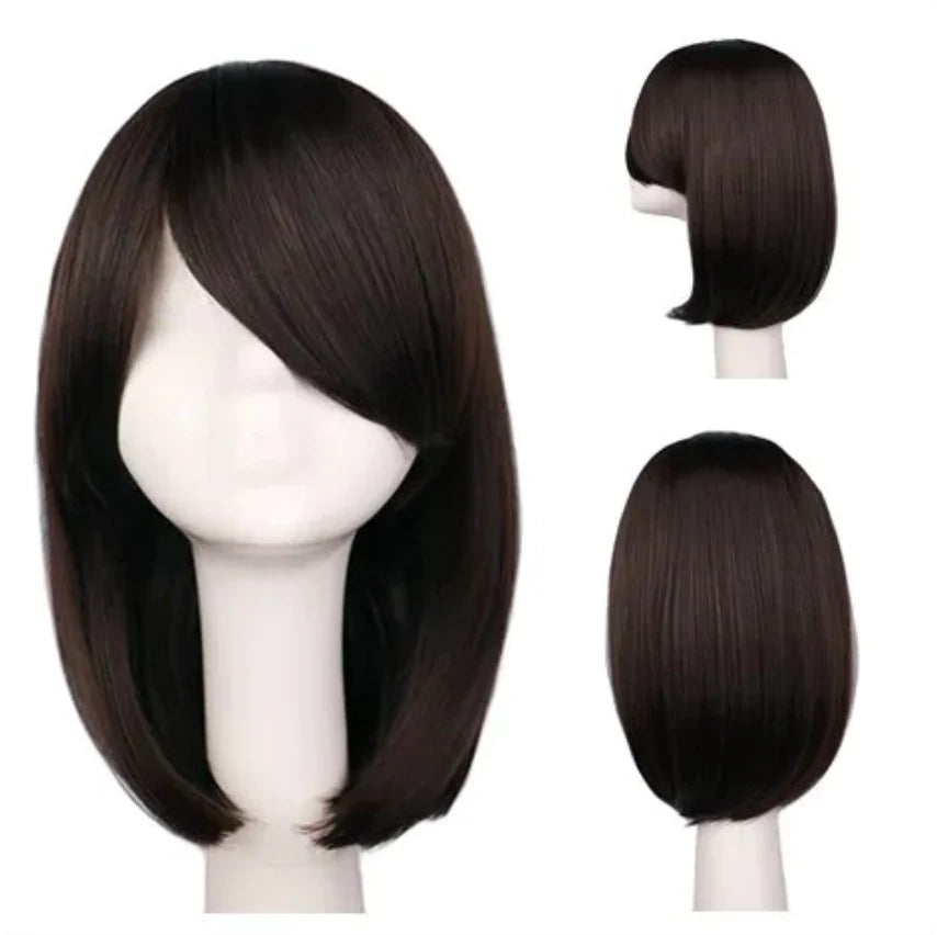 Perücke Drag Tory (Dunkelbraun)