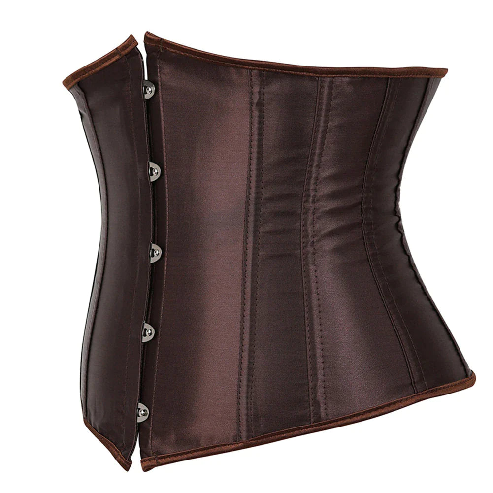 Korsett Drag Satin (Braun)