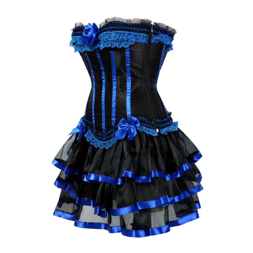 Korsettkleid Drag Timon (Blau)