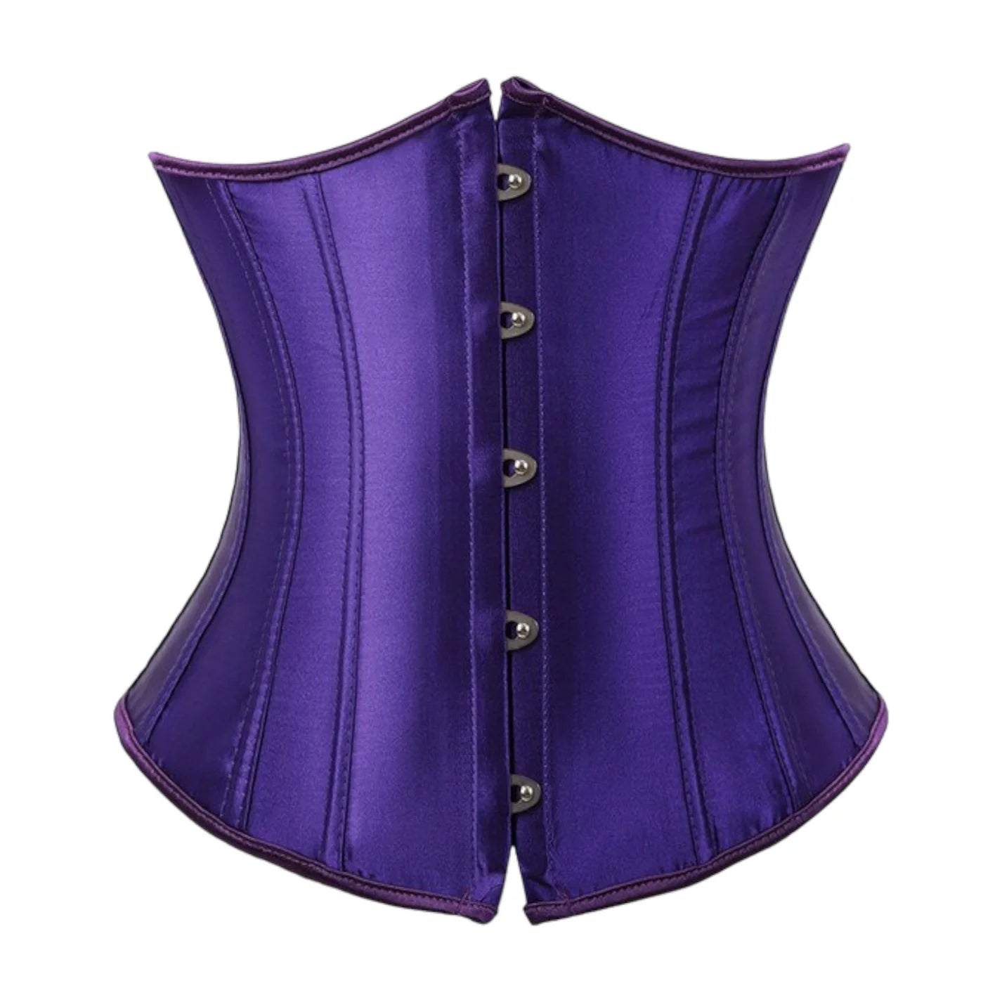 Korsett Drag Satin (Dunkelviolett)