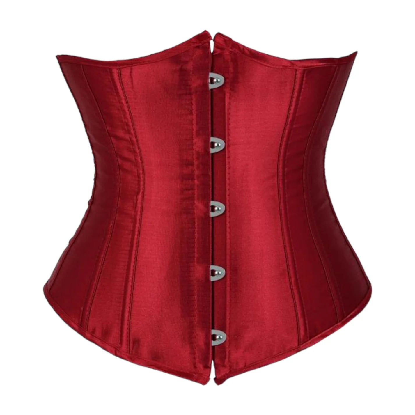 Korsett Drag Satin (Weinrot)