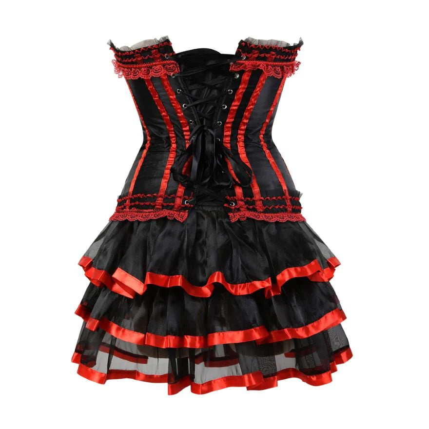 Korsettkleid Drag Timon (Rot)