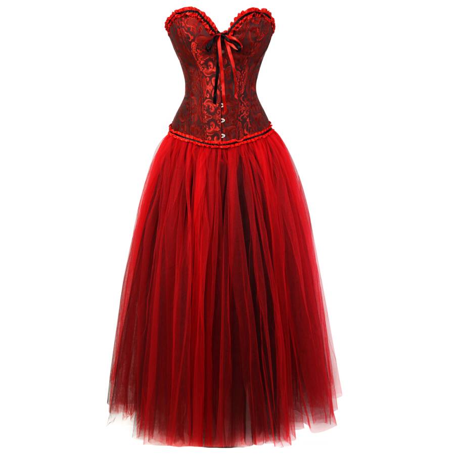 Korsettkleid Drag Omanel (Rot)