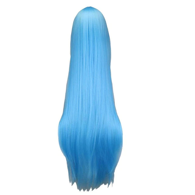 Perücke Drag Aaliyah (Himmelblau)