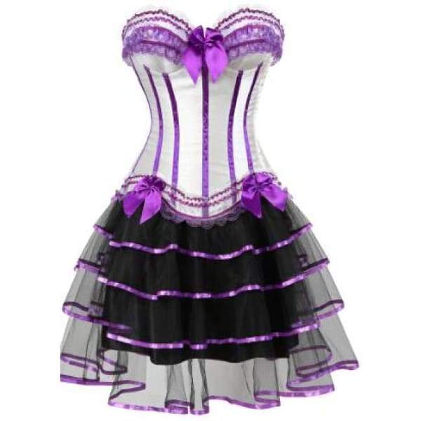 Korsettkleid Drag Martina (Weiß)
