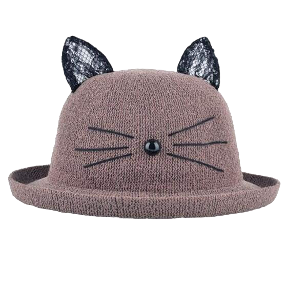 Hut Drag Kitten (Braun)