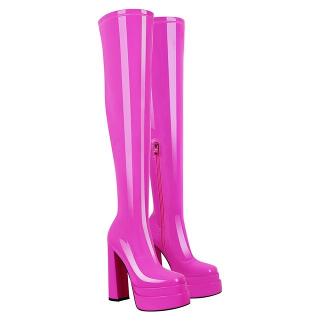 Stiefel Queen Xiokonna (Fuchsie)