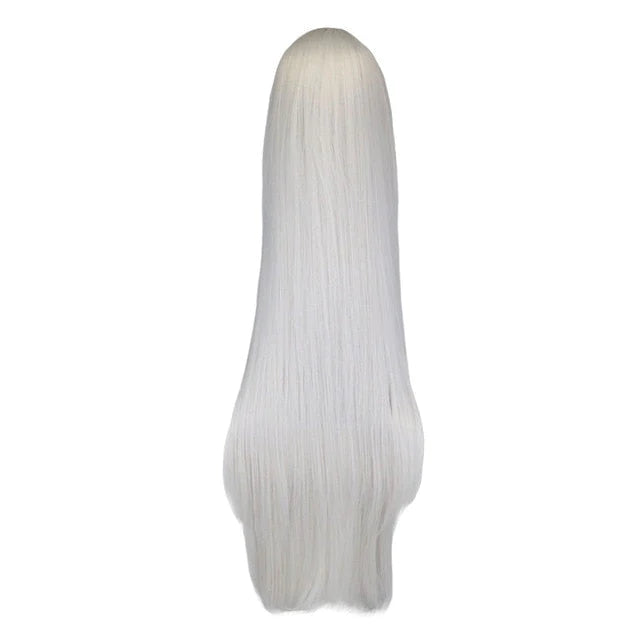 Perücke Drag Aaliyah (Silbrig)