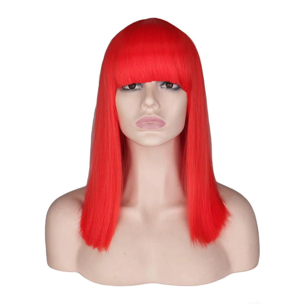 Perücke Drag Pauline (Rot)