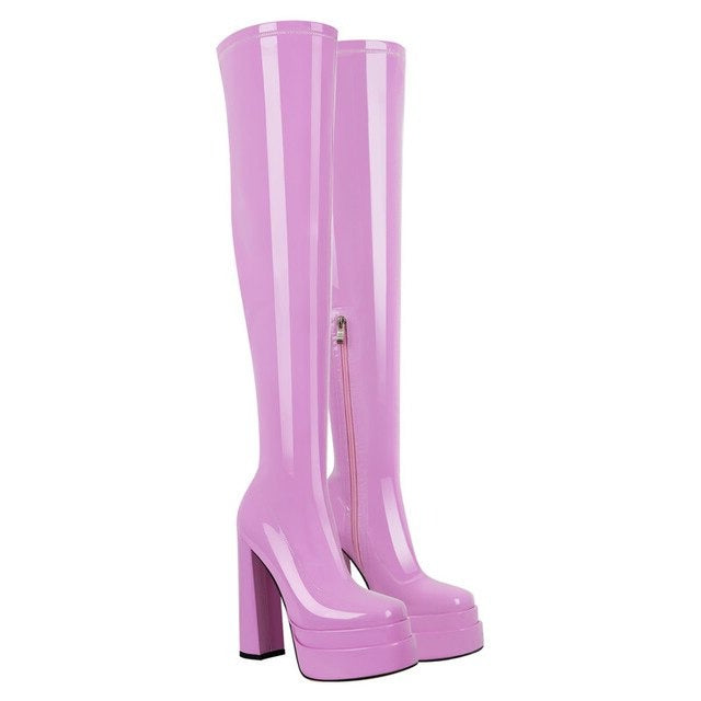Stiefel Queen Xiokonna (Rosa)