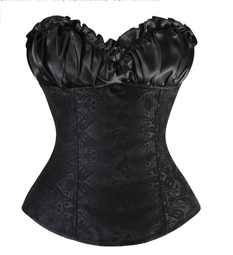 Korsett Drag Carmen (Schwarz)