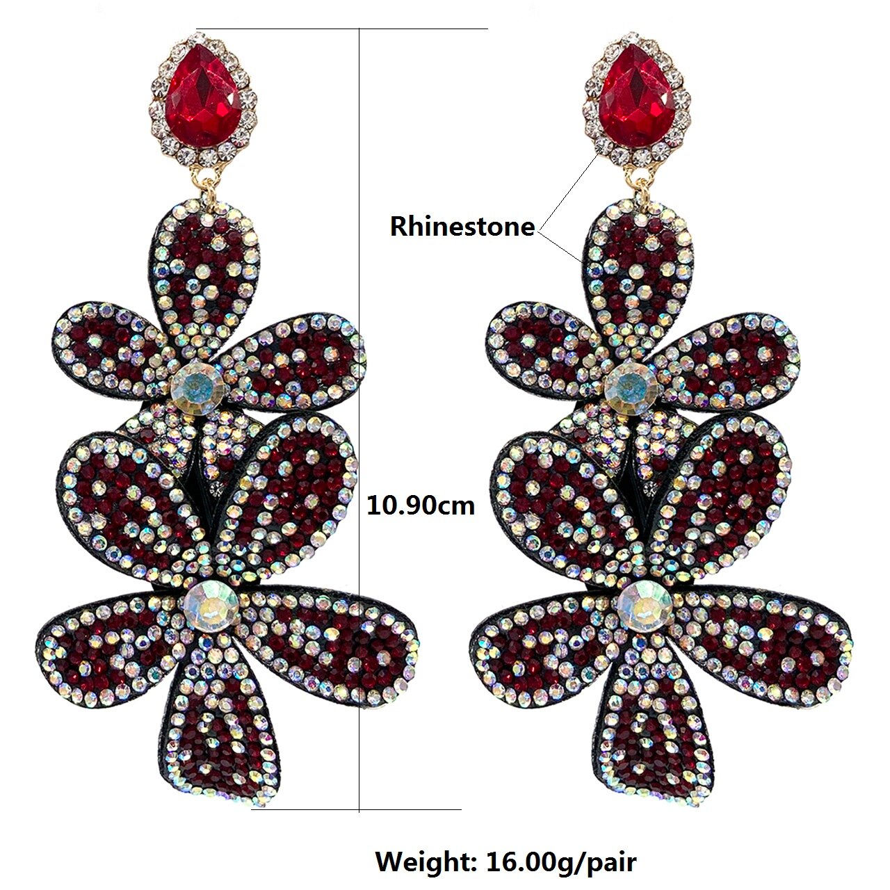 Ohrstecker Queen Flow (3 Farben)