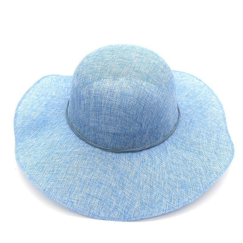 Hut Drag Linen (Blau)