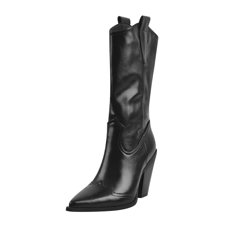 Stiefel Queen Wang (Schwarz)