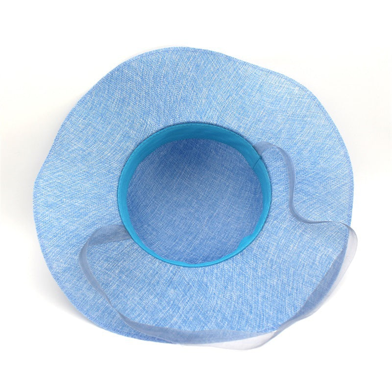 Hut Drag Linen (Blau)