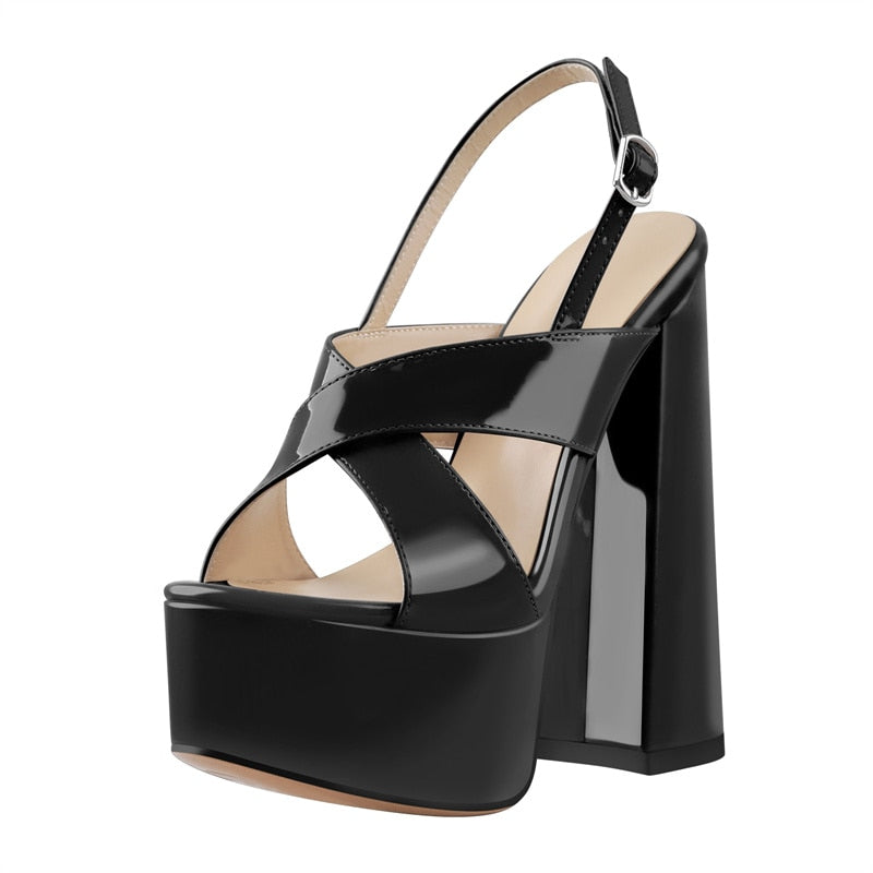 Sandalen Queen Bhiowork (Schwarz)