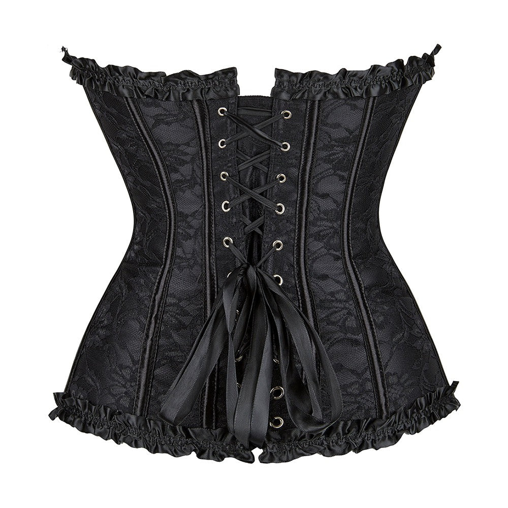 Korsett Drag Afrodita (Schwarz)