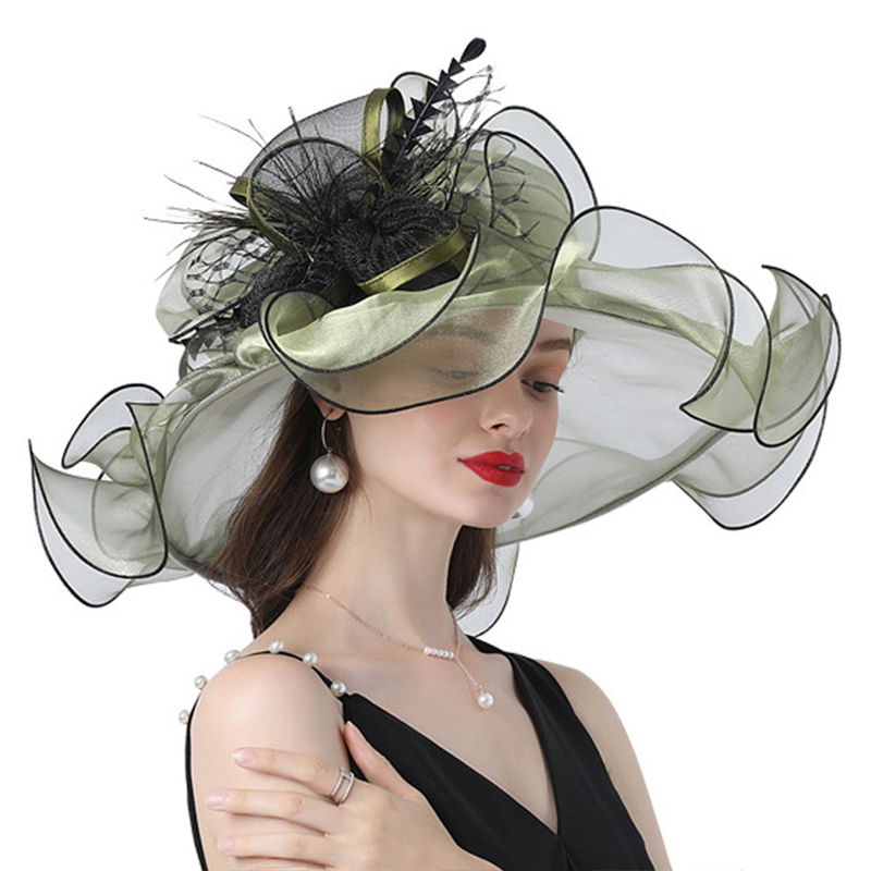 Hut Queen Phalominna (Grüne Olive)