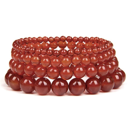 Armband Queen Achat (Rot)