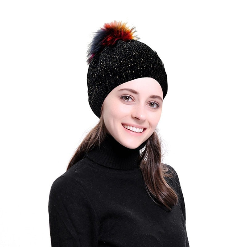 Baskenmütze Queen Stanford (Schwarz und Silber)