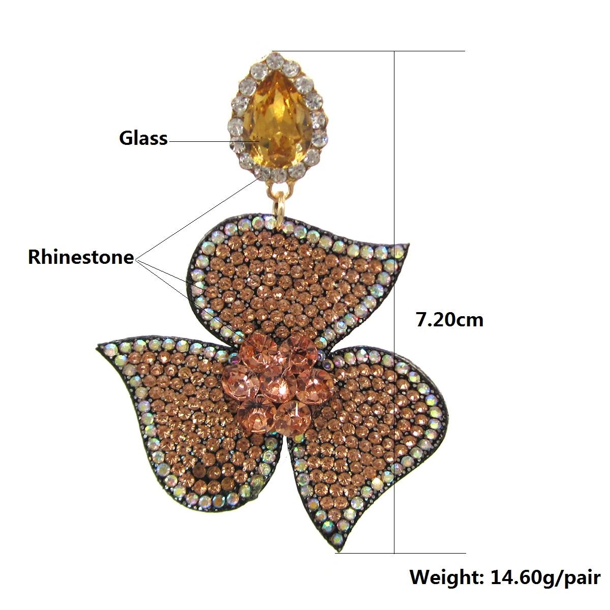 Ohrstecker Queen Spyra (4 Farben)