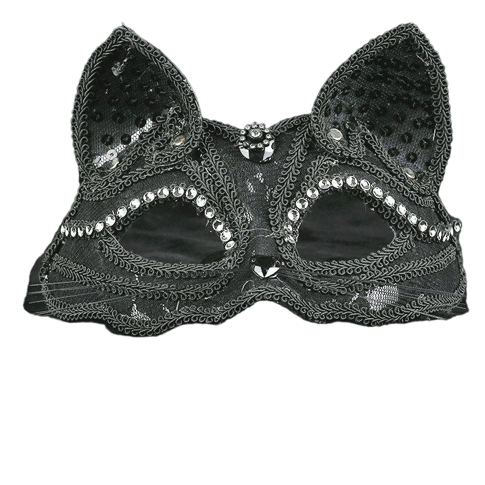 Maske Queen Kitten (2 Farben)