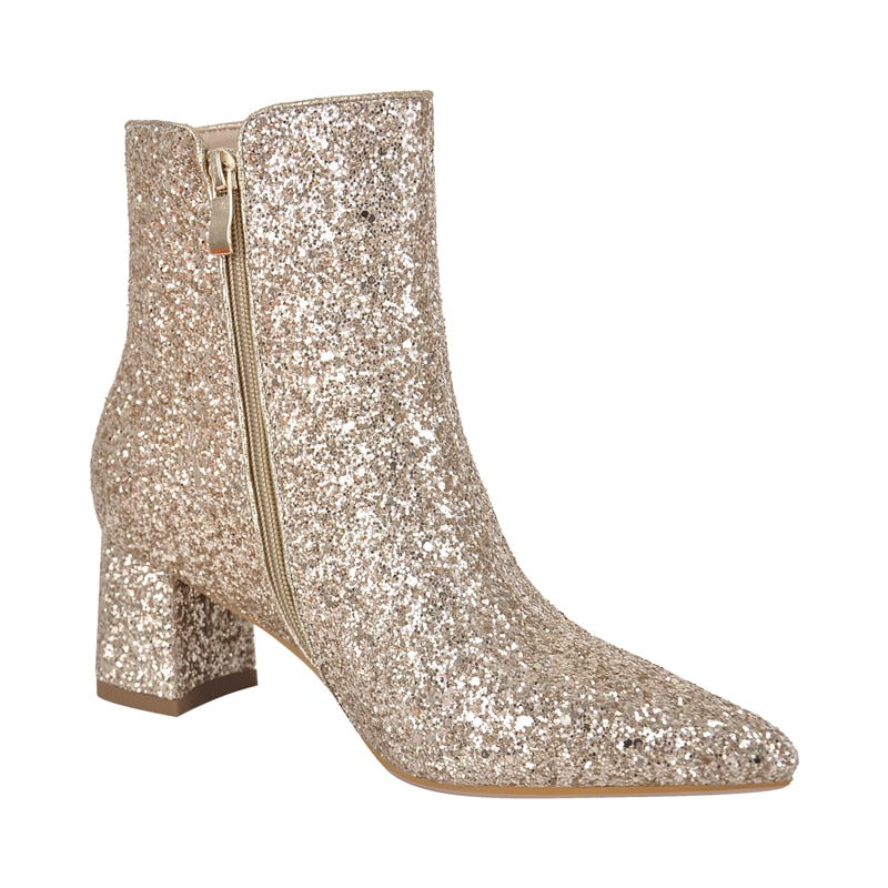 Stiefel Queen Purppur (Gold)