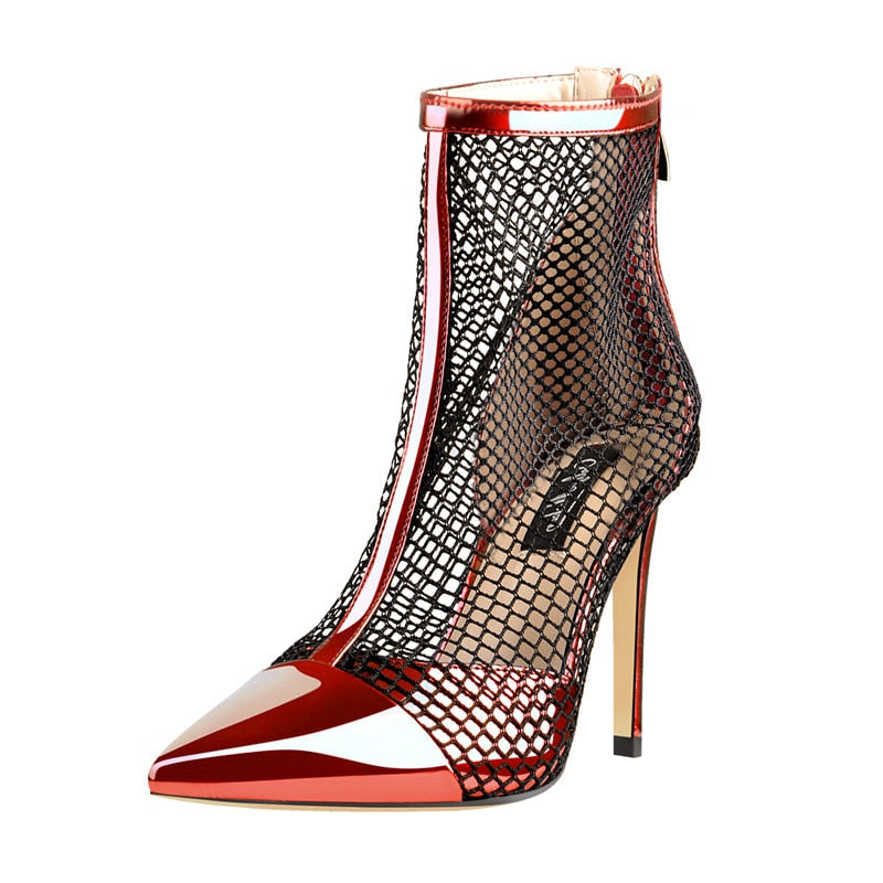 Stiefel Queen Spybat (Rot)