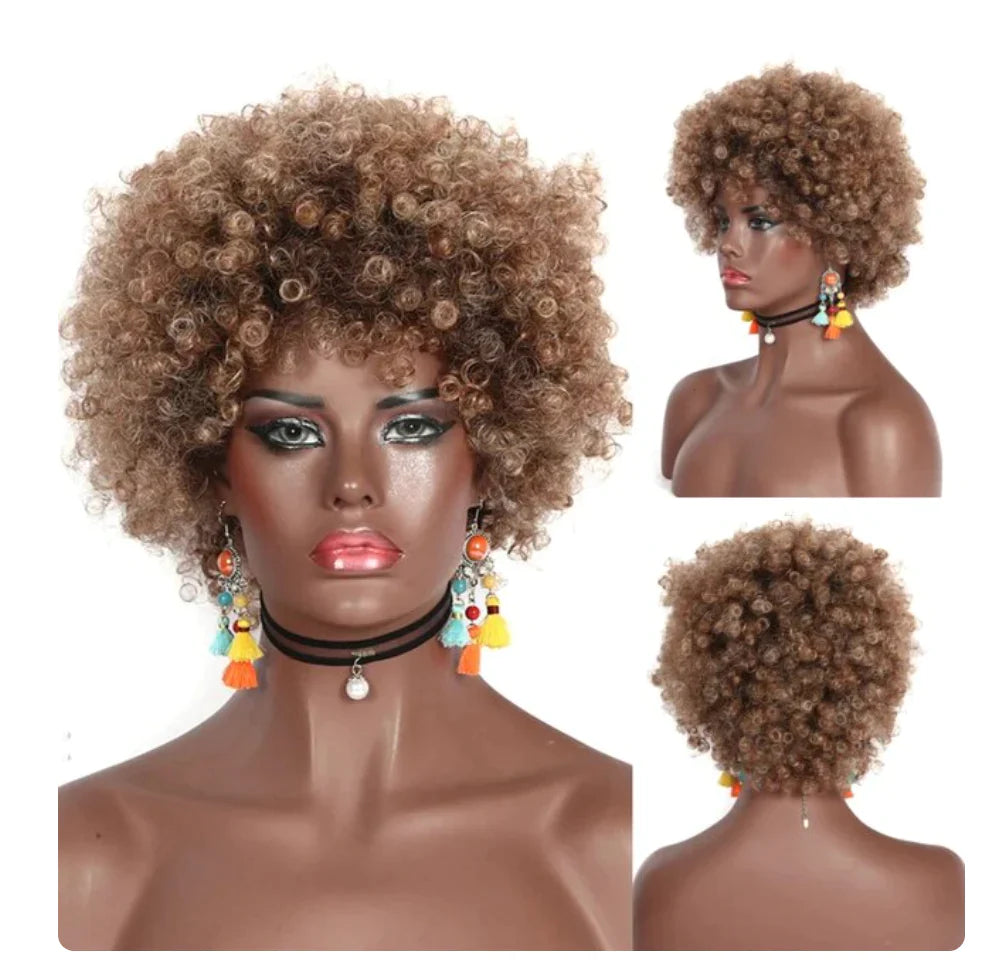 Perücke Queen Mola (Braun)