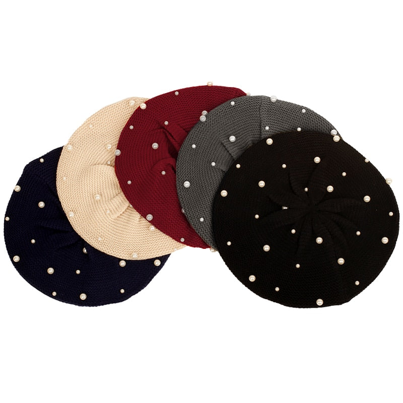 Baskenmütze Queen Milan (Navy blau)