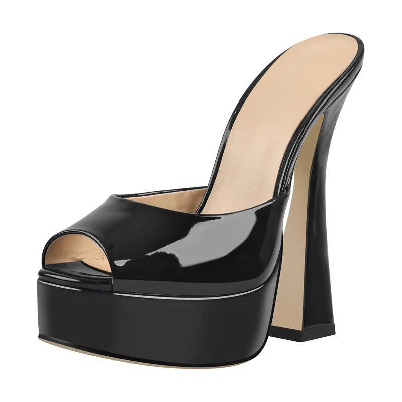 Sandalen Queen Akika (Schwarz)