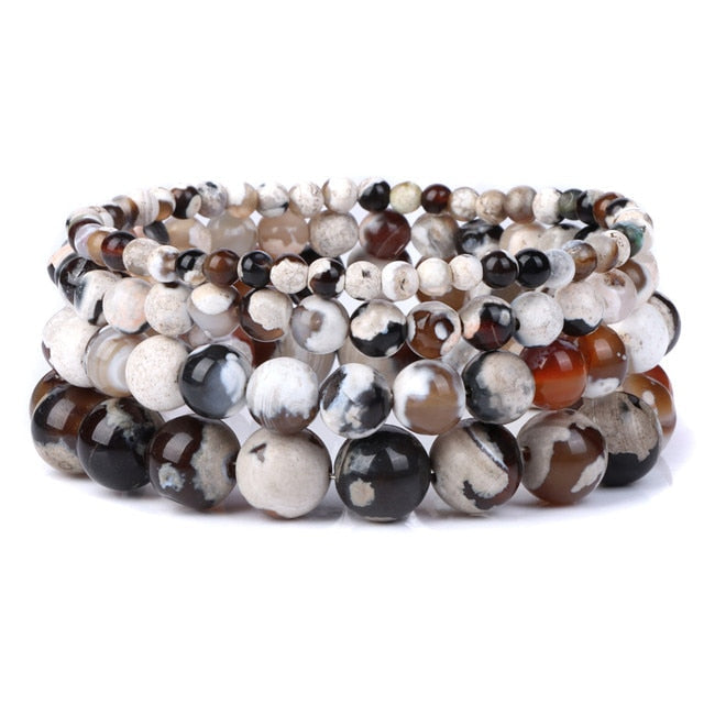 Armband Queen Feuer Achat (Braun)