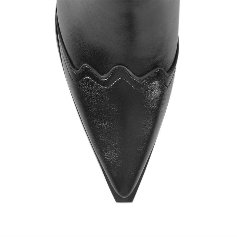 Stiefel Queen Wang (Schwarz)