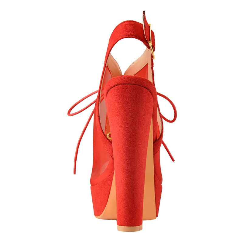 Sandalen Queen Maisker (Rot)
