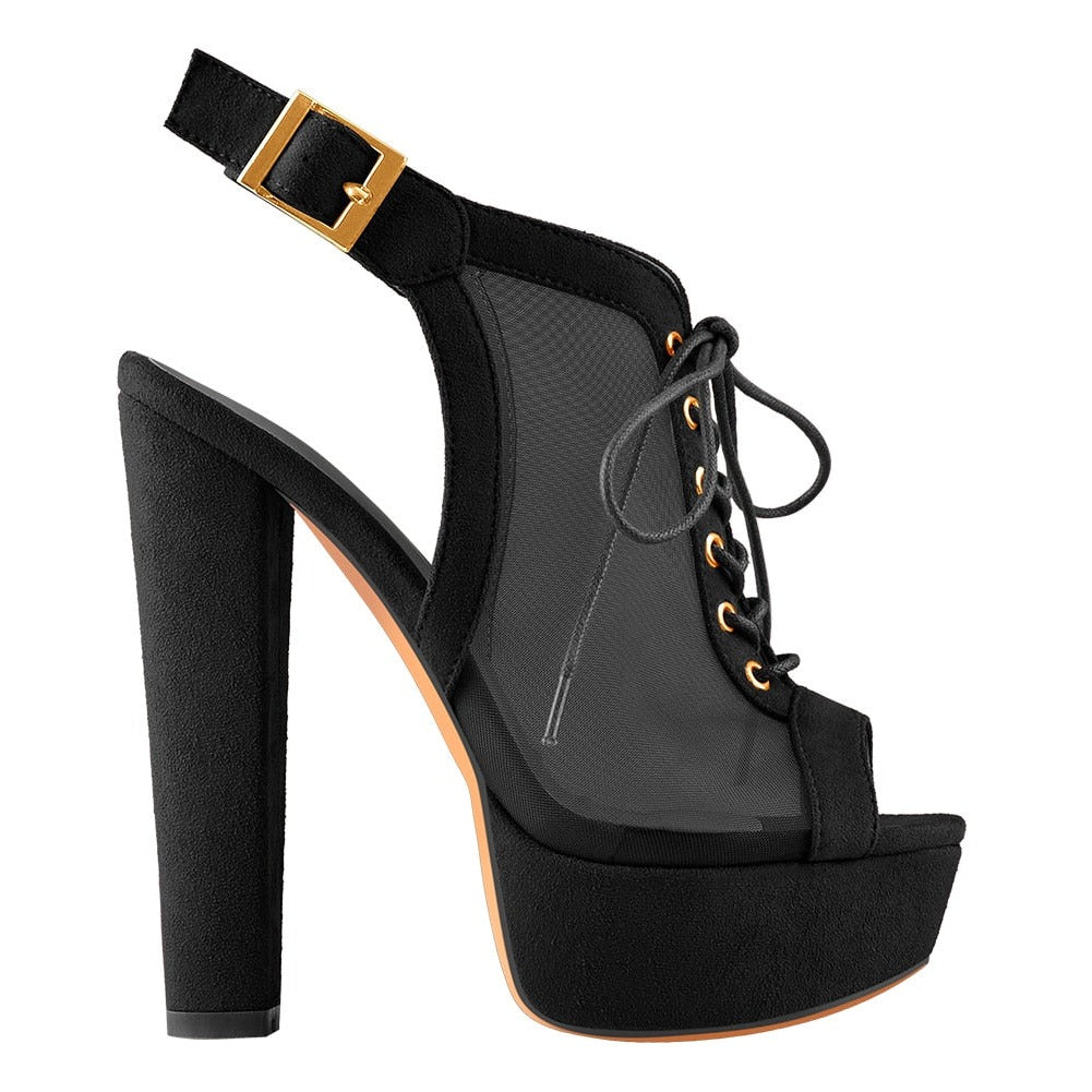 Sandalen Queen Maisker (Schwarz)