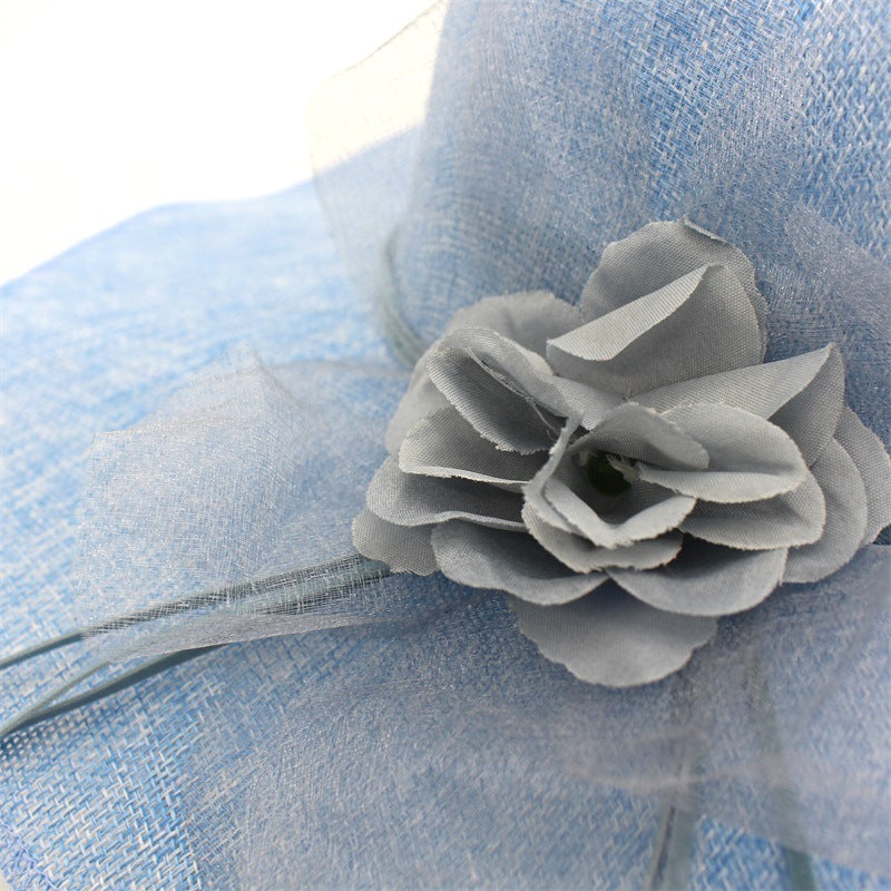 Hut Drag Linen (Blau)