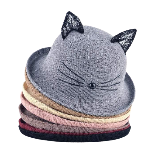 Hut Drag Kitten (6 Farben)